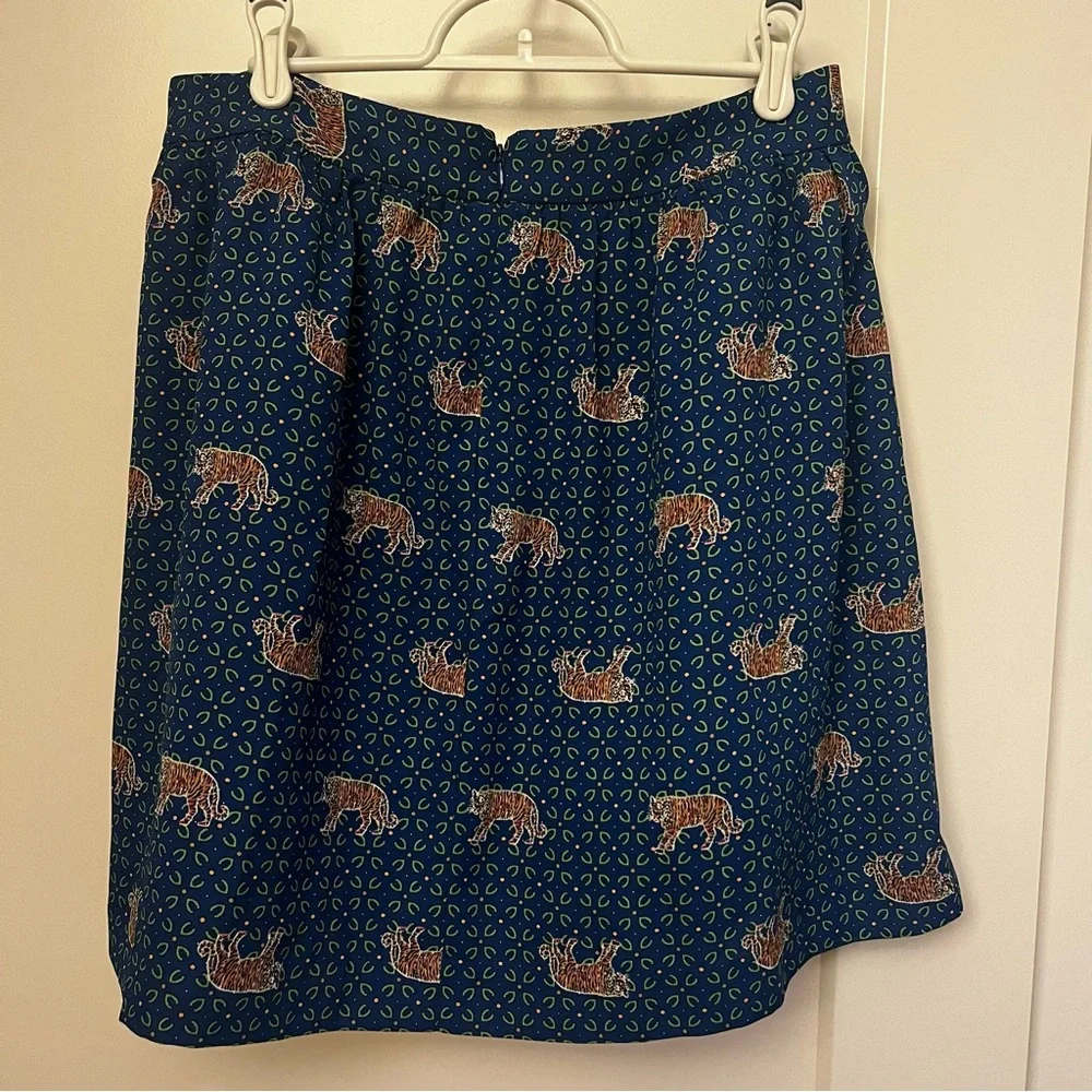 Jcrew mercantile tiger print skirt - Picture 4 of 6